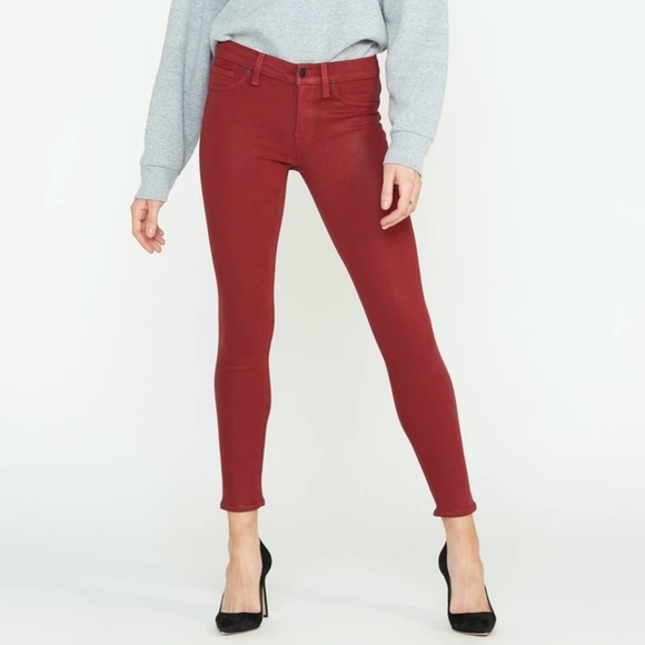 Hudson Jeans Denim - Hudson Nico Mid-Rise Super Skinny Ankle Jean 26. B